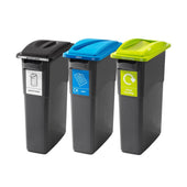 Smart Slim Profile Recycling Bins - 70 Litre