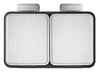 Eko Edison Dual Compartment Pedal Recycling Bin - 2 x 30 Litre