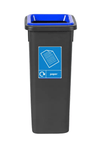 Black Freestanding Recycling Bin - Available in 3 Sizes