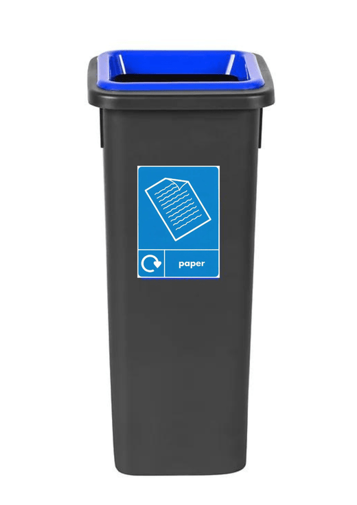 Black Freestanding Recycling Bin - Available in 3 Sizes