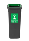 Black Freestanding Recycling Bin - Available in 3 Sizes