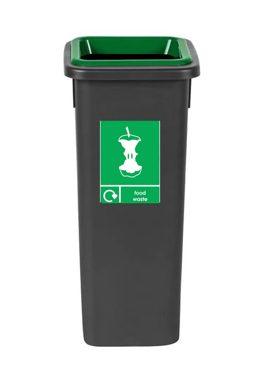 Black Freestanding Recycling Bin - Available in 3 Sizes