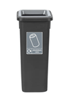Black Freestanding Recycling Bin - Available in 3 Sizes