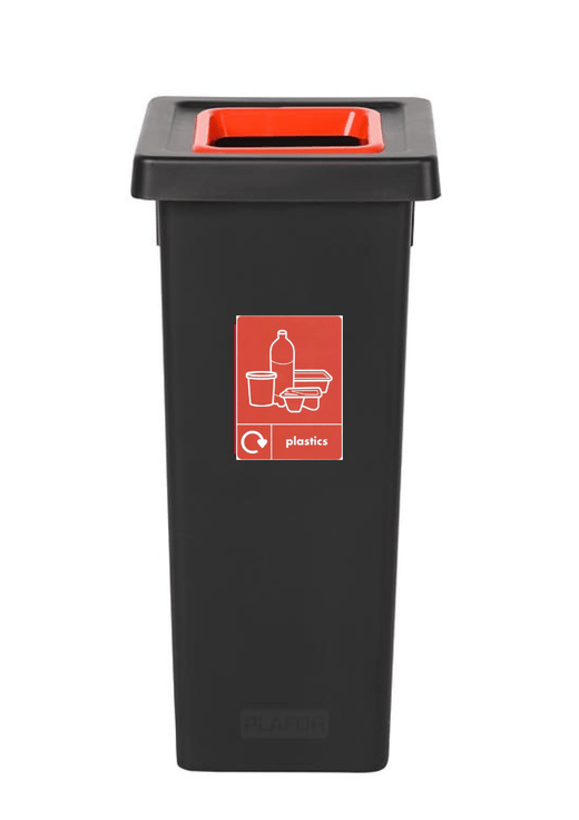 Black Freestanding Recycling Bin - Available in 3 Sizes