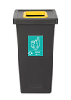Black Freestanding Recycling Bin - Available in 3 Sizes