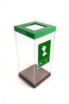 Clear Recycling Bins - 60 & 80 Litre Available
