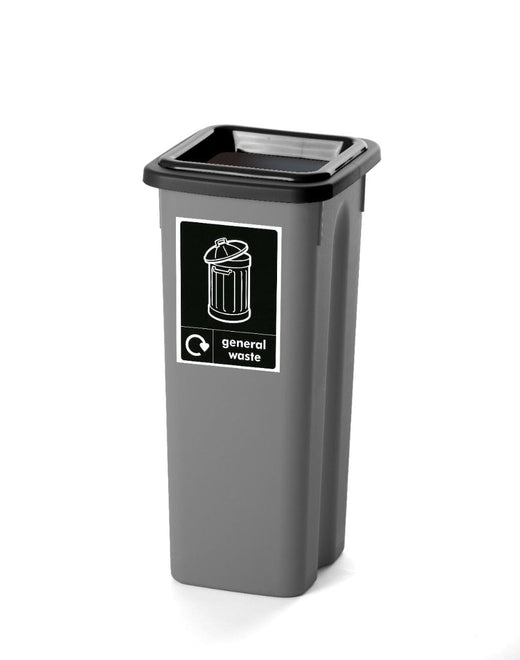 Freestanding Colour Coded Recycling Bin - 3 Sizes