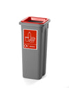Freestanding Colour Coded Recycling Bin - 3 Sizes