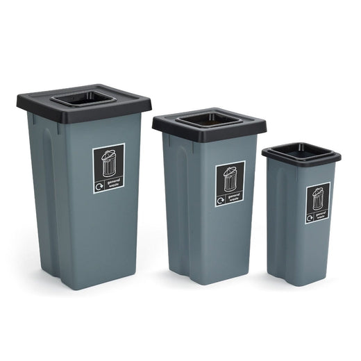 Freestanding Colour Coded Recycling Bin - 3 Sizes