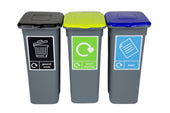 Freestanding Recycling Bins with Lift up Lid - Available in 3 Size