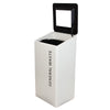 Modern Metal Office Recycling Bins