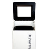 Modern Metal Office Recycling Bins
