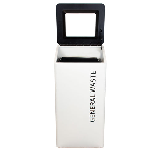 Modern Metal Office Recycling Bins