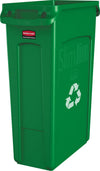 Slim Jim Waste Container with Venting Channels - 87 Litres