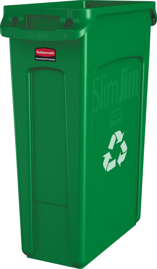 Slim Jim Waste Container with Venting Channels - 87 Litres