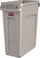 Slim Jim Waste Container with Venting Channels 60.5 Litres