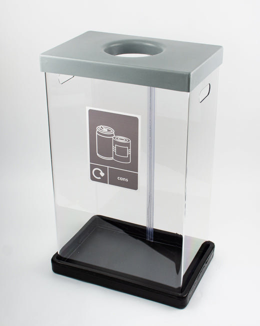 Clear Recycling Bins with Graphics - 60 & 80 Litre Available