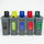 Slim Profile Recycling Bin with Integrated Signage - 70 Litres