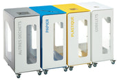 Cubatri Recycling Bins with Transparent Windows - 75L & 90L