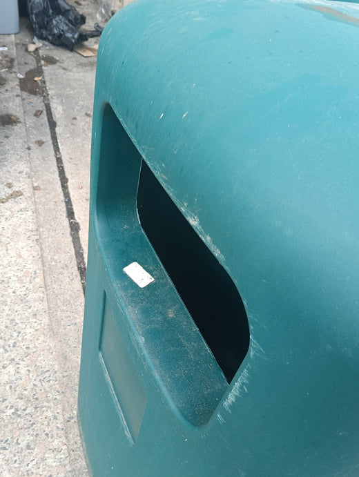 Reduced to Clear - Green External Litter Bin - Damaged