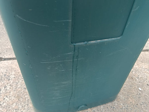 Reduced to Clear - Green External Litter Bin - Damaged
