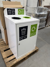 Customer Returned - Zeus 2 Bay Recycling Station - 160 Litre (80 Litres per Bay)