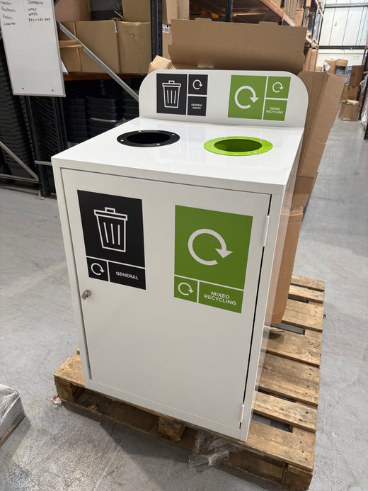Customer Returned - Zeus 2 Bay Recycling Station - 160 Litre (80 Litres per Bay)