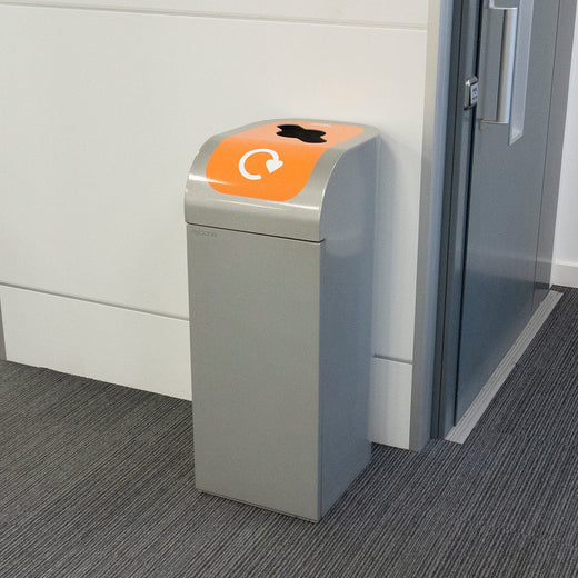 Lute Single Waste Stream Recycling Bin - 80 Litre