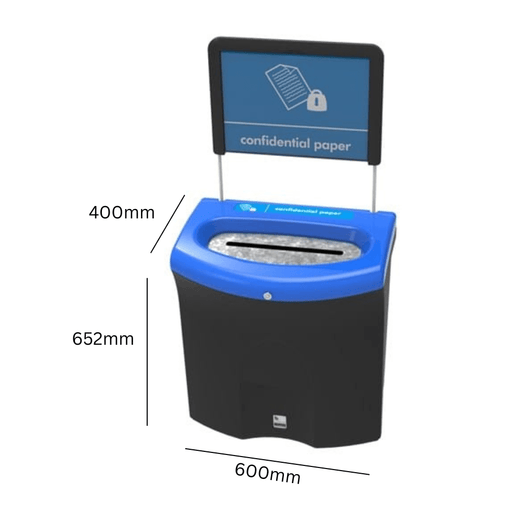 Mini Meridian Confidential Paper Recycling Bin - 87 Litre