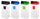 Metal Hooded Colour Coded Recycling Bin - 60 and 80 Litres