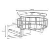 TubeSac Mini Continuous Wall Mounted Waste Bin