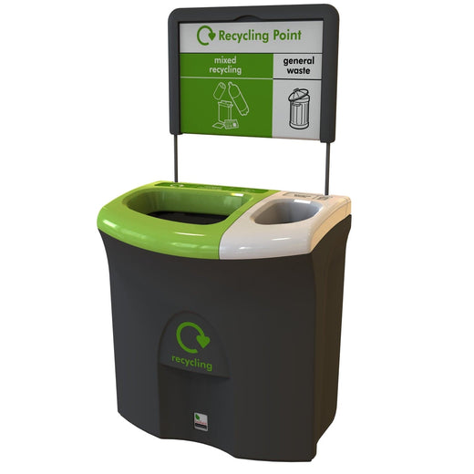 Mini Meridian Duo Recycling Bin - 87 Litre