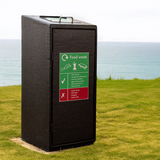 Never Rust Food Waste Wheeliebin Cover - 140 Litre