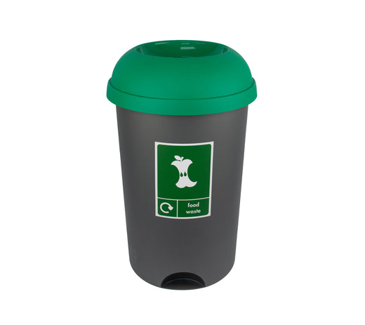 Set of 4 50 Litre Recycling Bins & Stickers