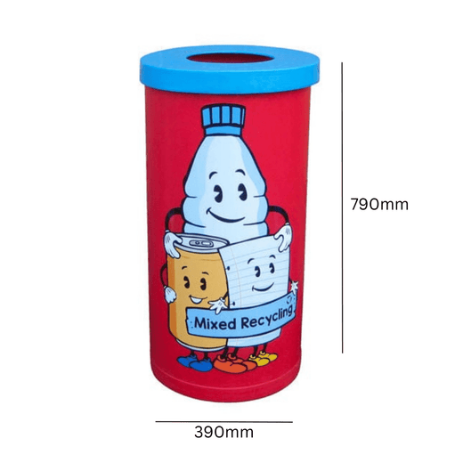Popular Character Recycling Bins - 70 Litre