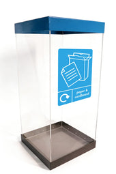 Clear Recycling Bins - 60 & 80 Litre Available