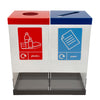 Duo Clear Indoor Recycling Bins - Available in 2 Sizes