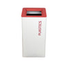Modern Metal Office Recycling Bins