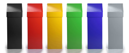 Fire Retardant 60 Litre Push Flap Bin