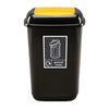 Plastic Push Lid Recycling Bin - 45 litre