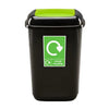 Plastic Push Lid Recycling Bin - 45 litre
