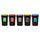 Plastic Push Lid Recycling Bin - 45 litre