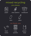 Professional Office Recycling Bin - 60 Litres