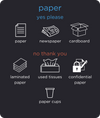 Professional Office Recycling Bin - 60 Litres
