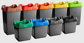 Colour Coded Recycling Bin