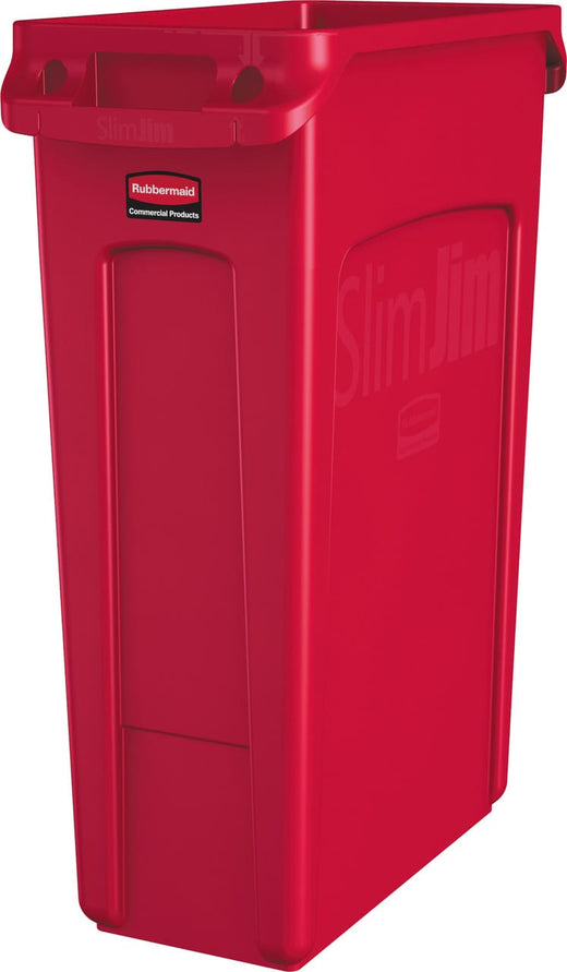 Slim Jim Waste Container with Venting Channels - 87 Litres