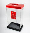 Clear Recycling Bins with Graphics - 60 & 80 Litre Available