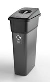 55 Litre Slim Plastic Recycling Bin - Available in 6 Colours