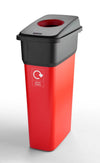 55 Litre Slim Plastic Recycling Bin - Available in 6 Colours