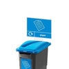 Smart Slim Profile Recycling Bins - 60 Litre